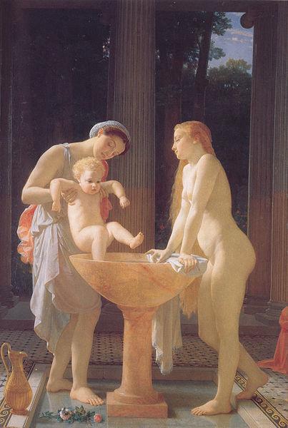 Marc Charles Gabriel Gleyre The Bath oil painting picture